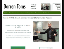 Tablet Screenshot of darrentoms.com